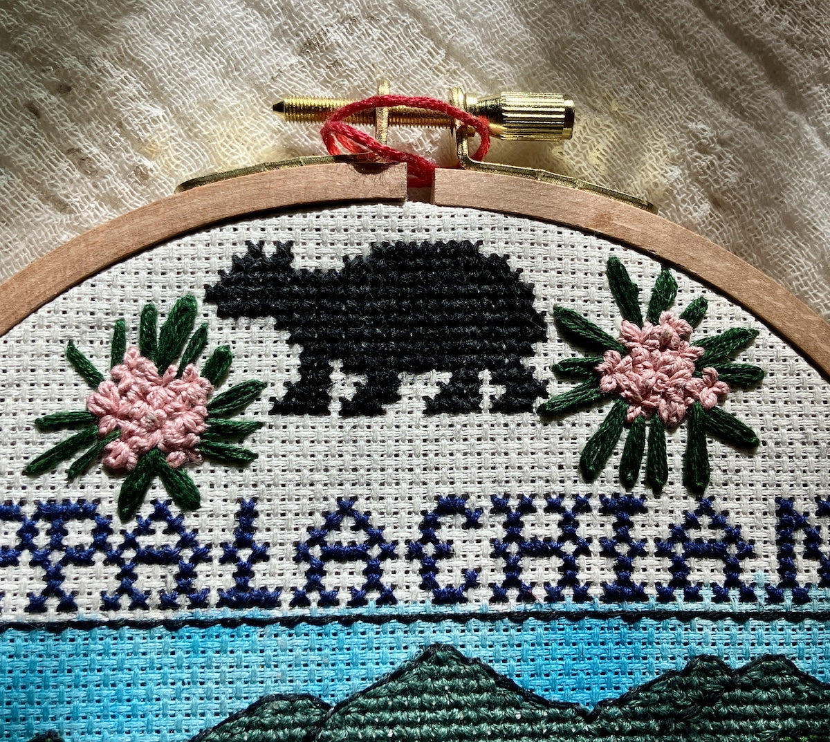 Appalachians Against Fascism Cross Stitch