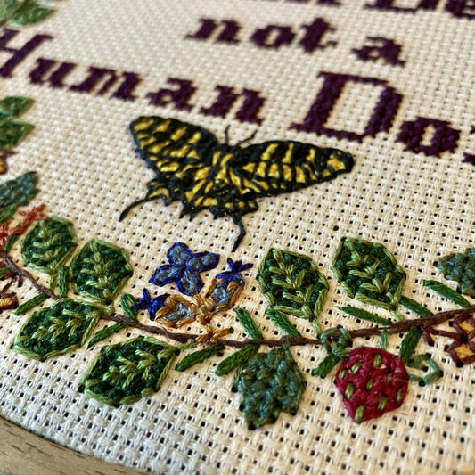 Human Being Cross Stitch