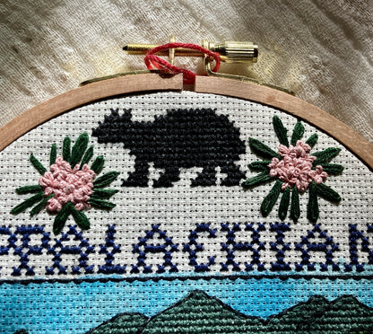 Appalachians Against Fascism Cross Stitch