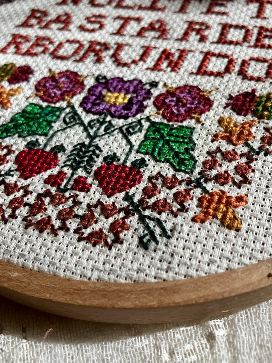 Nolite Te Bastardes Carbonrundorum Cross Stitch