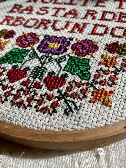 Nolite Te Bastardes Carbonrundorum Cross Stitch