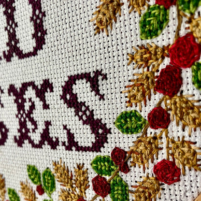 Bread and Roses Cross Stitch