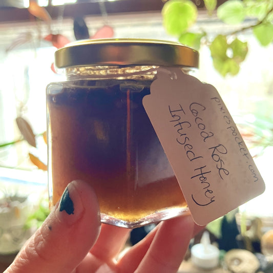 Cocoa Rose Infused Honey