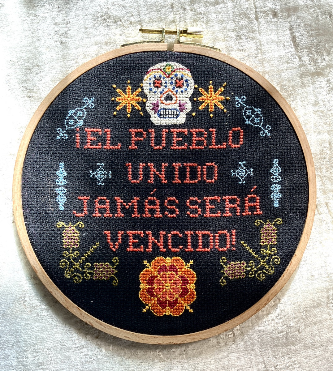 El Pueblo Unido Cross Stitch