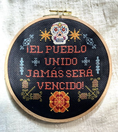 El Pueblo Unido Cross Stitch