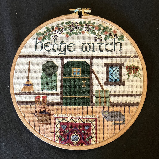 Hedge Witch Cross Stitch