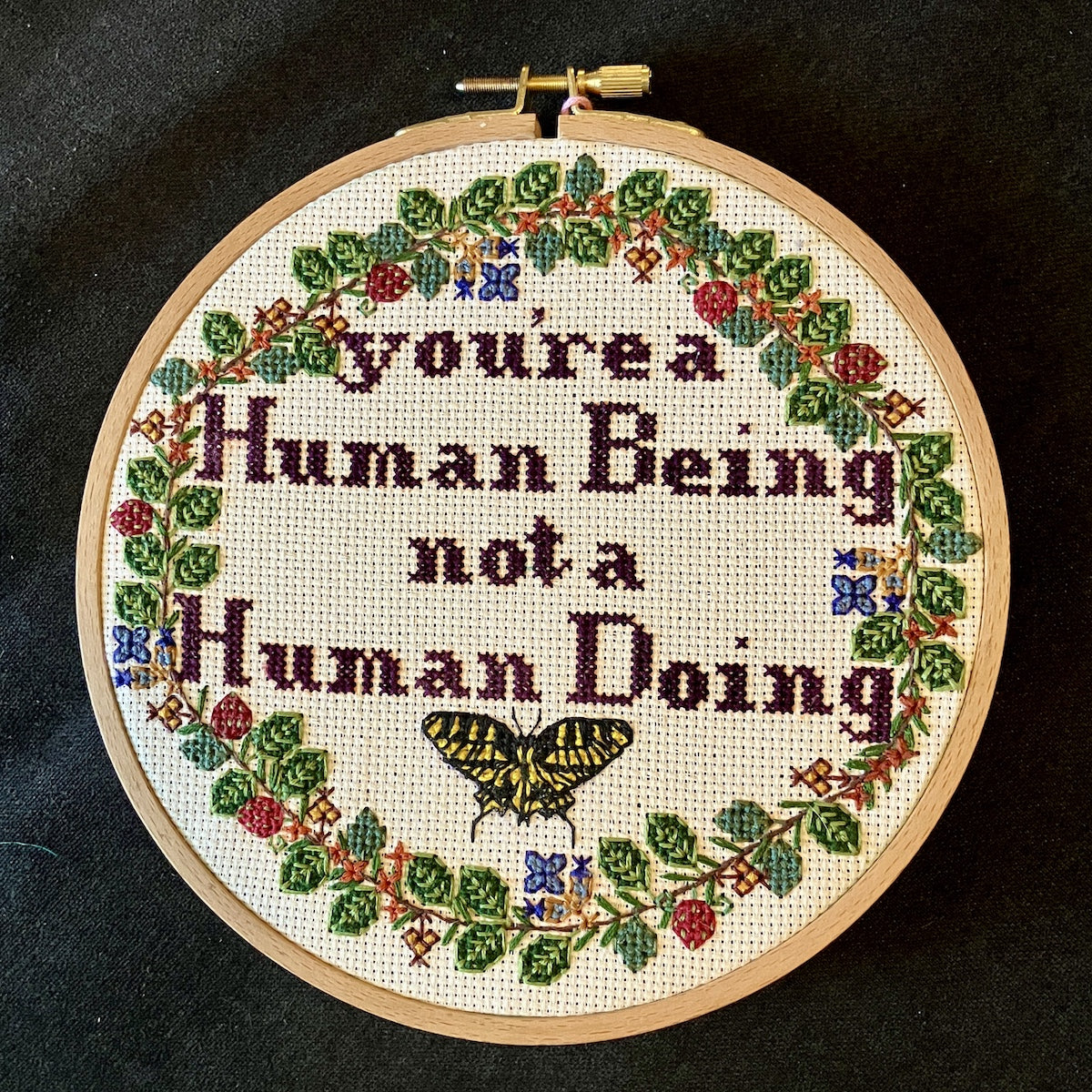 Human Being Cross Stitch