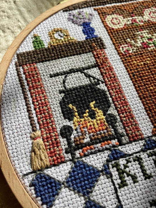 Kitchen Witch Cross Stitch