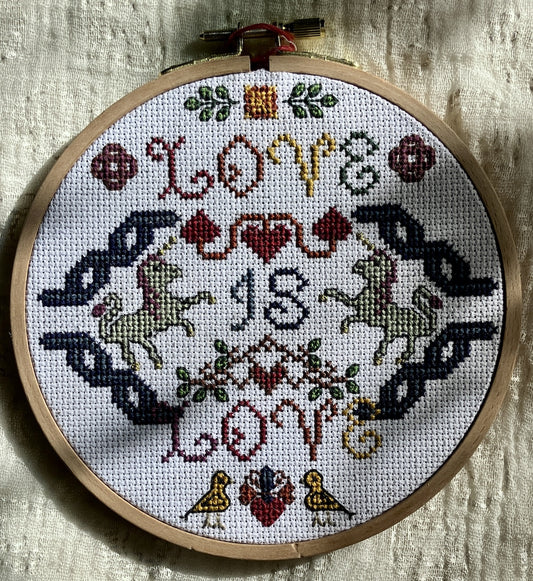 Love is Love Cross Stitch