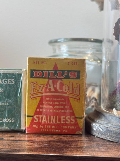 Vintage Medical Box Lot: Antique First Aid Packaging, Medical Oddities